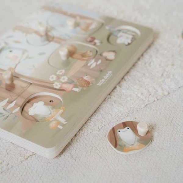 Puzzle sonoro in legno – Forest Friends