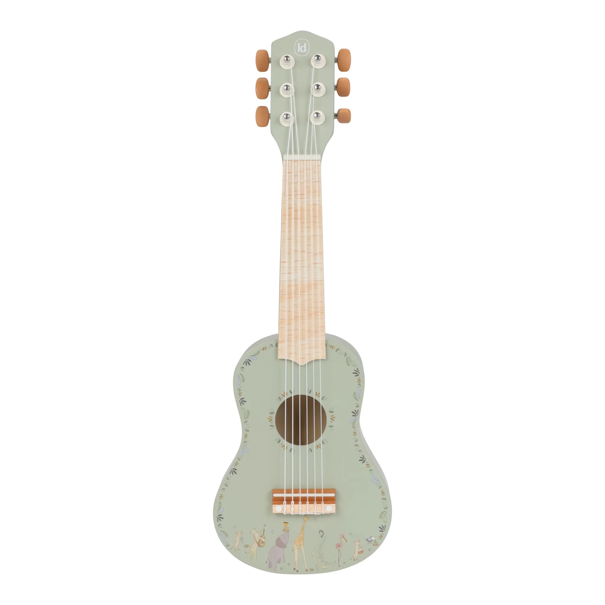 C---little dutch---LD7470VERDE.JPG Chitarra in Legno Safari Friends