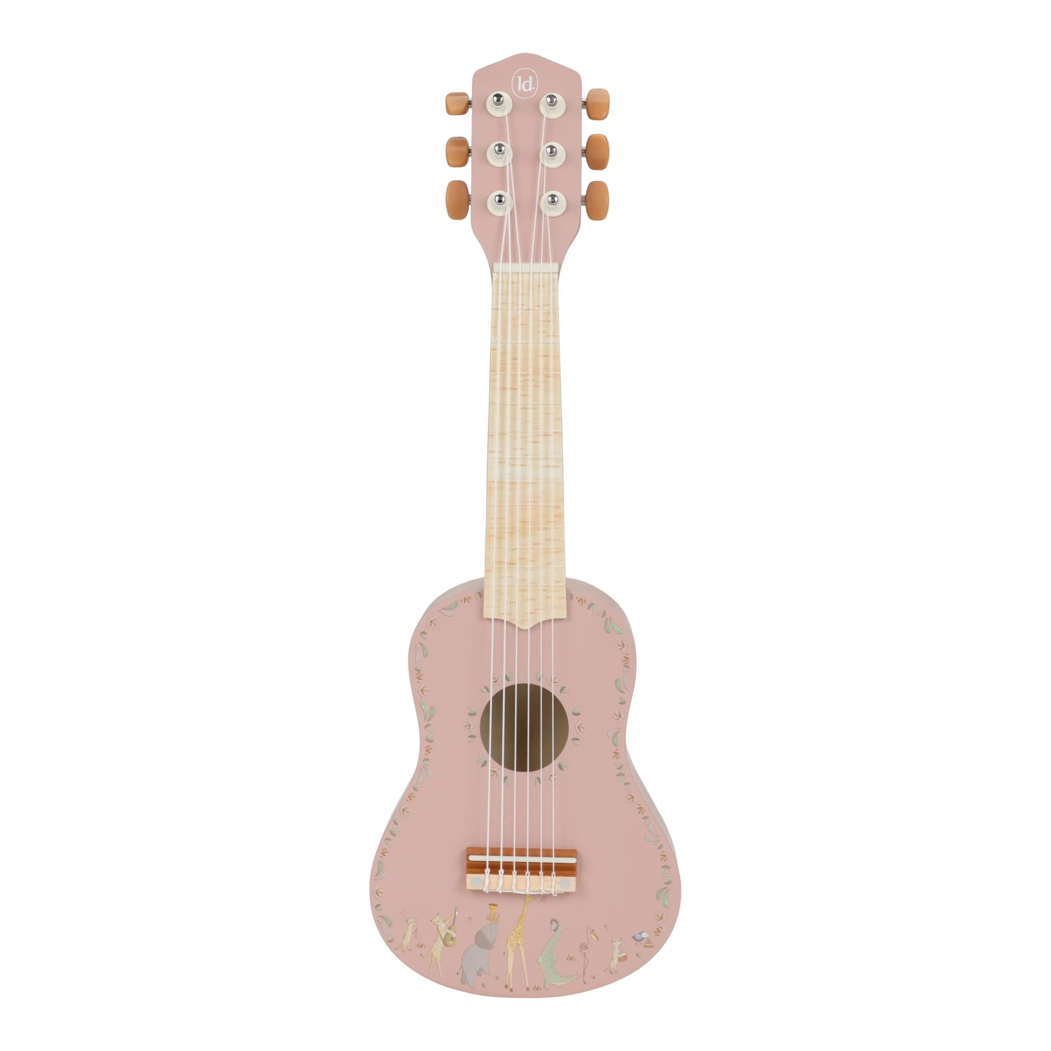 Chitarra in Legno Rosa Safari Friends