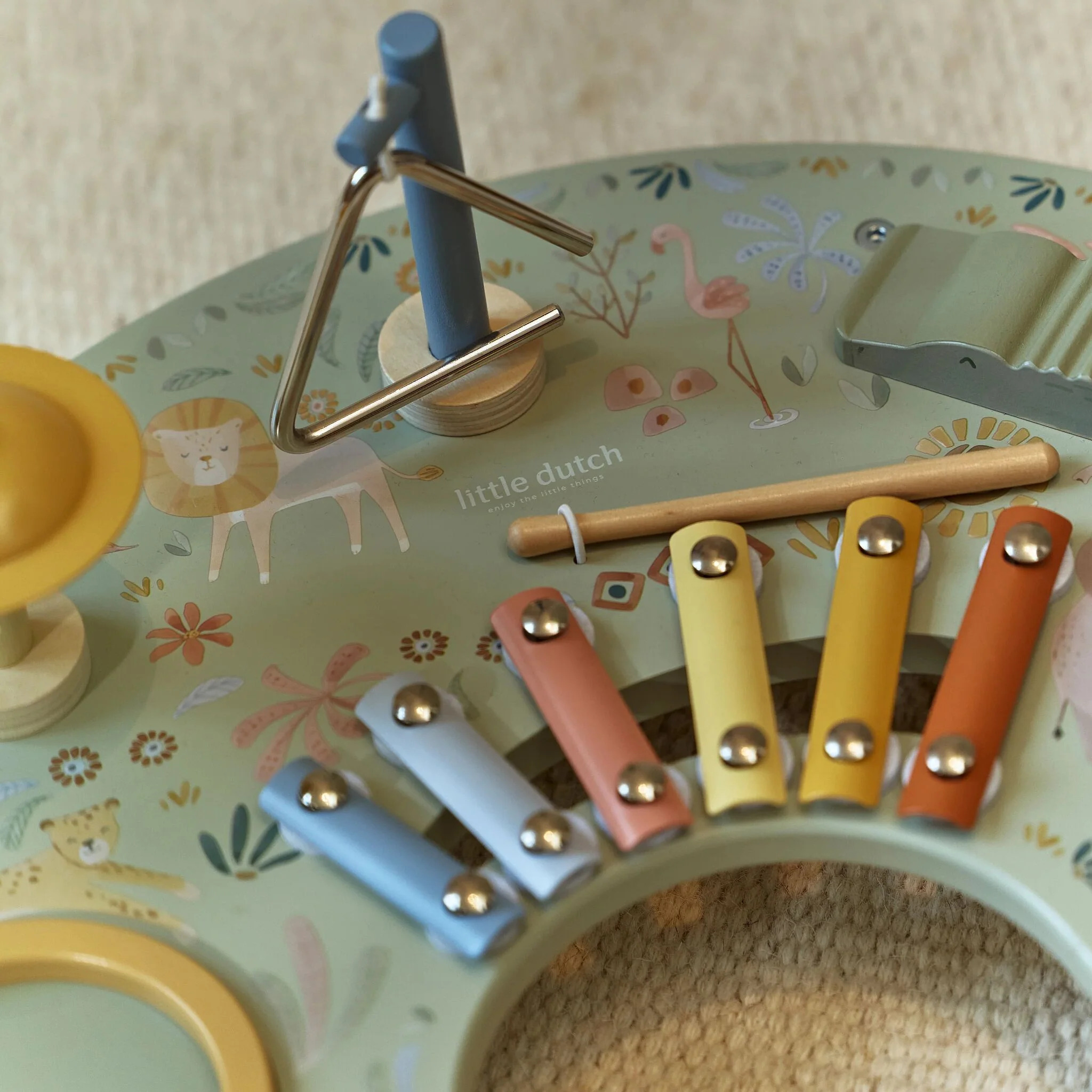 Tavolo Musicale in Legno Safari Friends