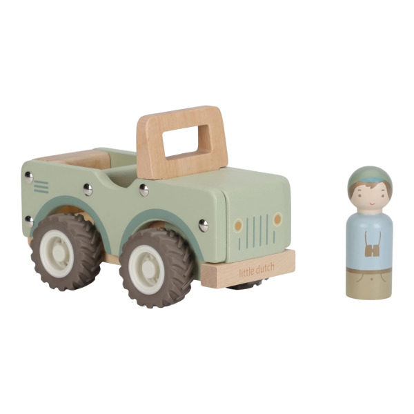 Macchinina Safari in Legno con Ranger