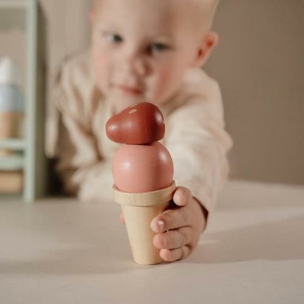 Negozio di gelati in legno