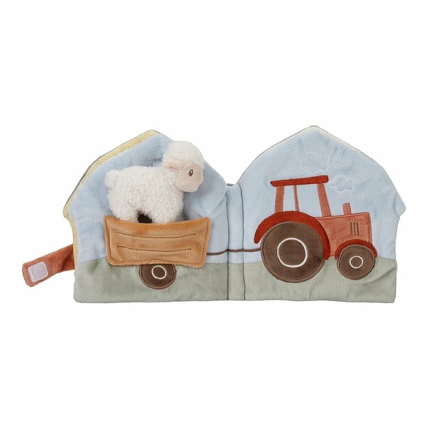 Libro tattile morbido multiattività Little Farm