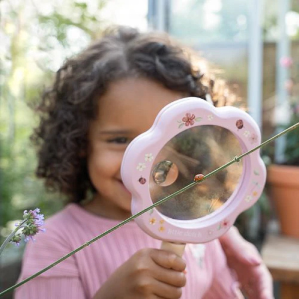 Lente d’ingrandimento in legno – Fairy Garden