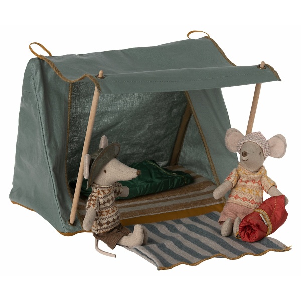Happy camper tent, mouse