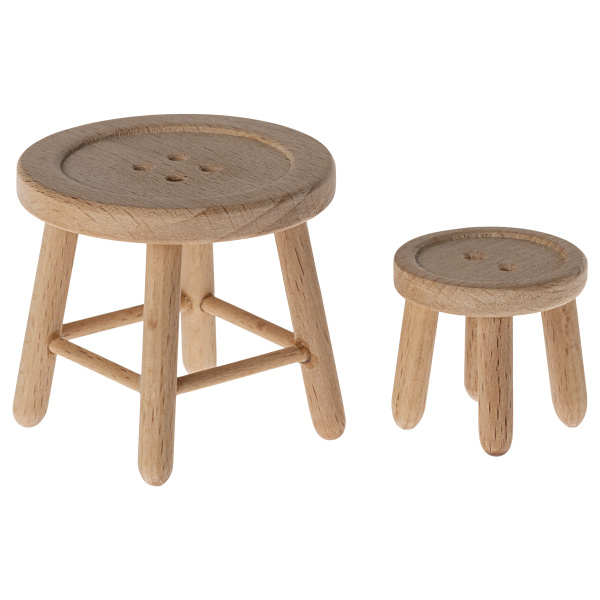 Set di tavolo e sgabello per Topi