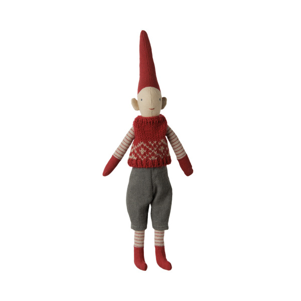 Pixy Boy – Size 1 con Gilet Rosso in Maglia