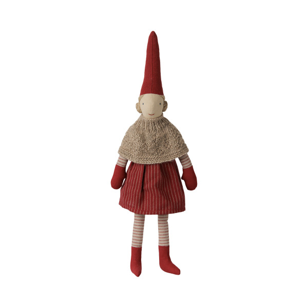 Pixy Girl – Size 2 con Mantella in Maglia e Gonna