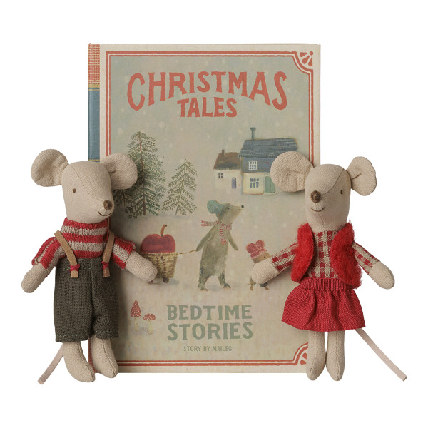 Topolini Gemelli di Natale Little Sister & Brother in Book