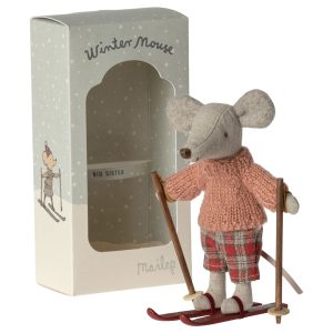 Topolina invernale con set da sci – Big Sister
