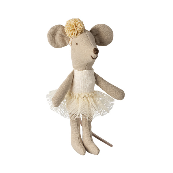 Ballerina mouse, Little sister – Off white