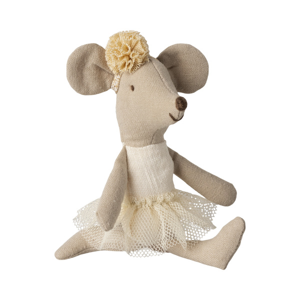 Ballerina mouse, Little sister – Off white