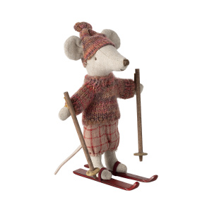 Winter mouse con ski – Big sister