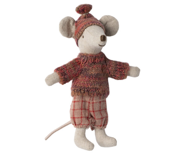 Winter mouse con ski – Big sister