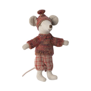 Winter mouse con ski – Big sister