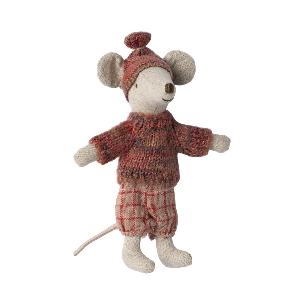 Winter mouse con ski – Big sister