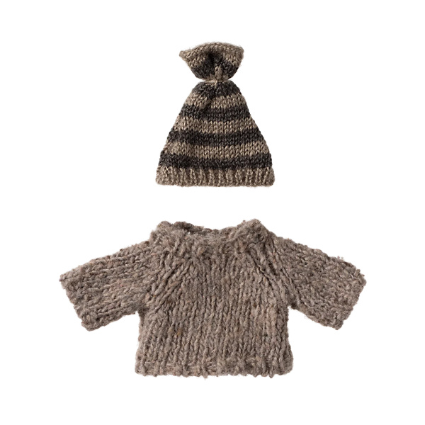 Maglione e cappello lavorati a maglia – Topo  fratello maggiore