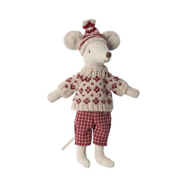 Winter mouse with ski – Mum