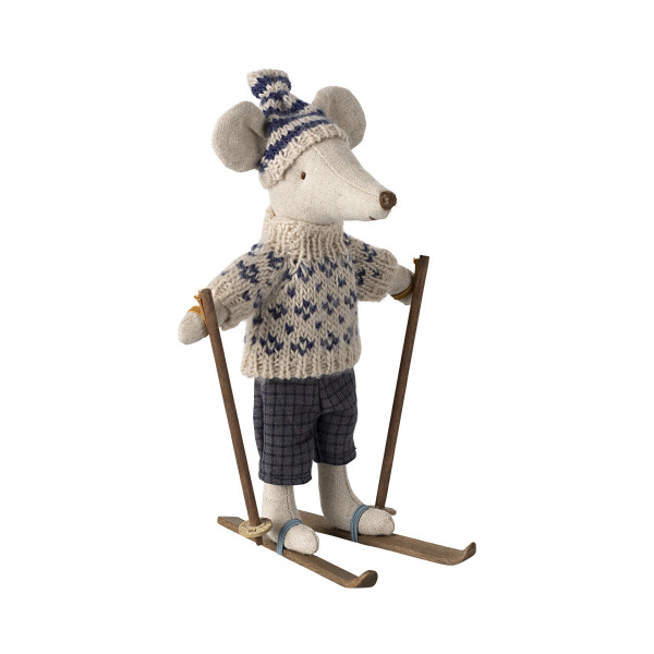 Winter Mouse with ski – Dad