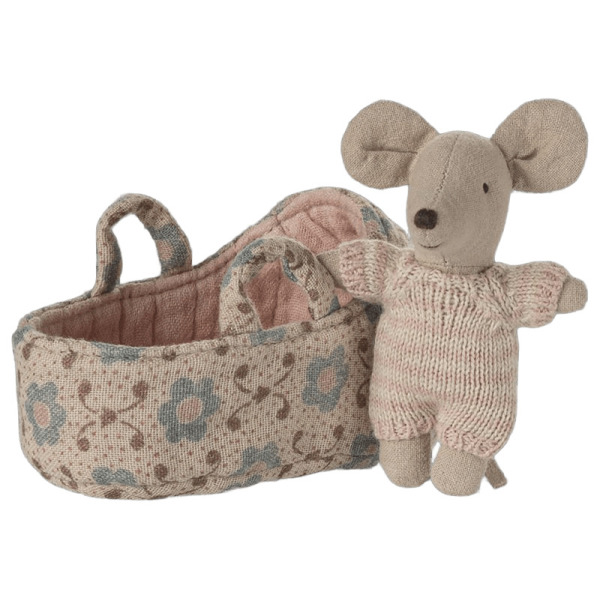 Topolino in culla maorbida – Rosa