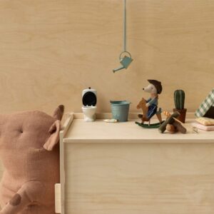 Topo cowboy sul cavallo a dondolo, Fratellino