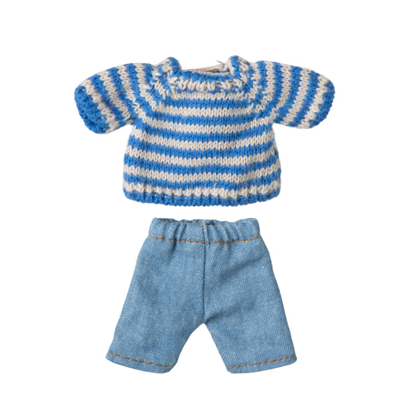 Maglione e pantaloni lavorati a maglia, Topo fratello maggiore