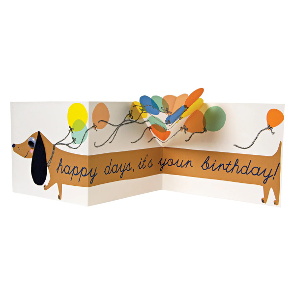 Biglietto di auguri Bassotto