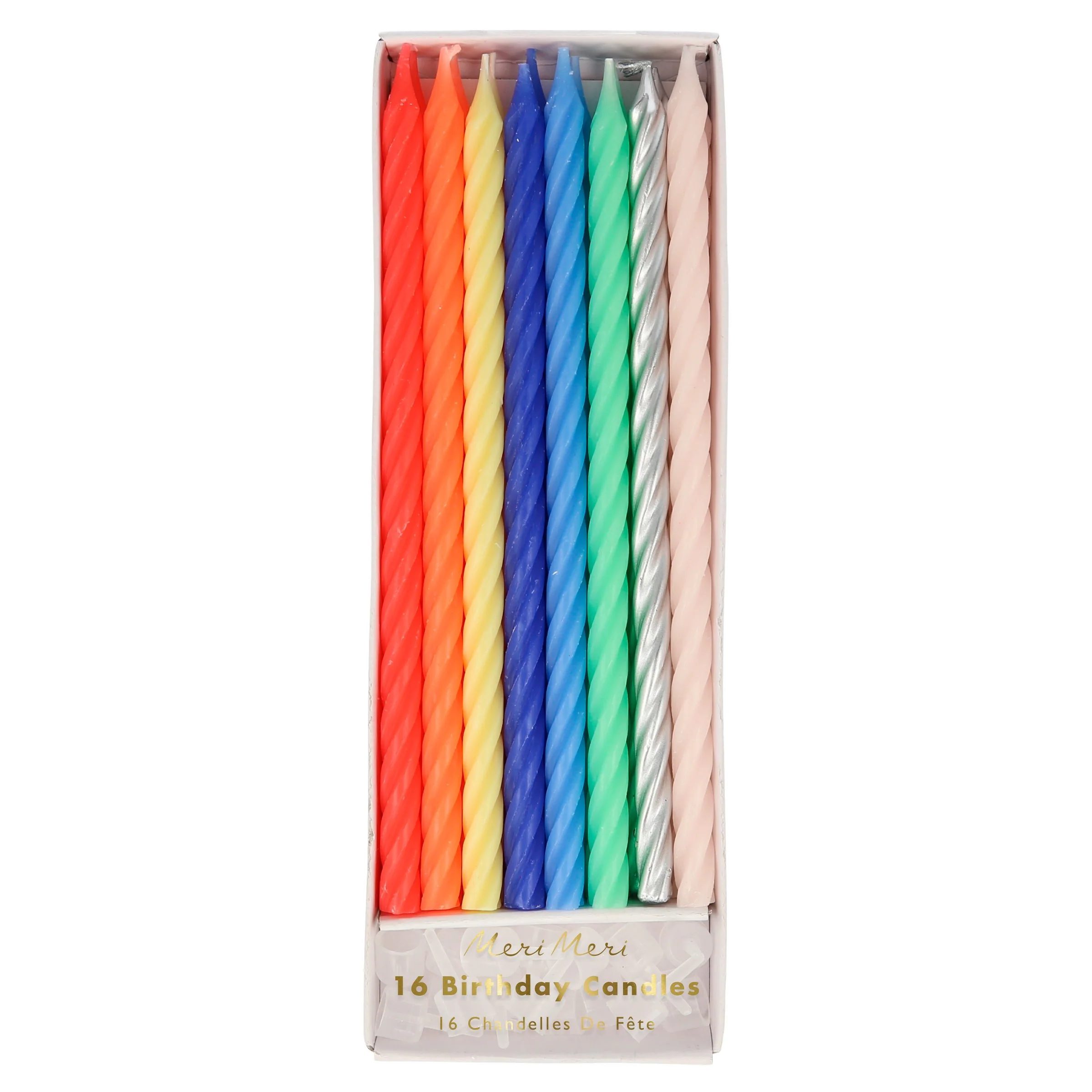 C Meri Meri 201735NEON.JPG Candele Multi Neon Twisted