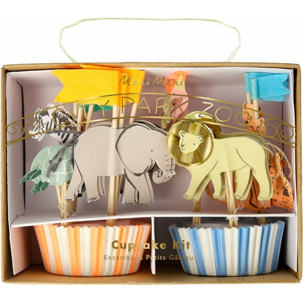 Kit cupcake animali safari