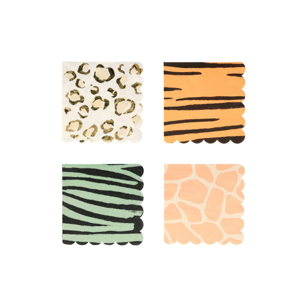 Tovaglioli Piccoli Safari Animal Print