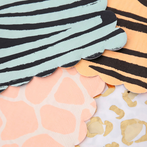 Tovaglioli Piccoli Safari Animal Print