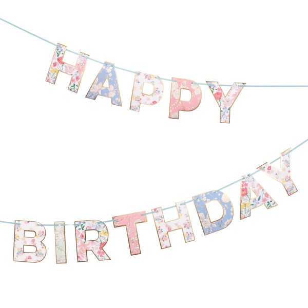 Ghirlanda di compleanno del giardino inglese