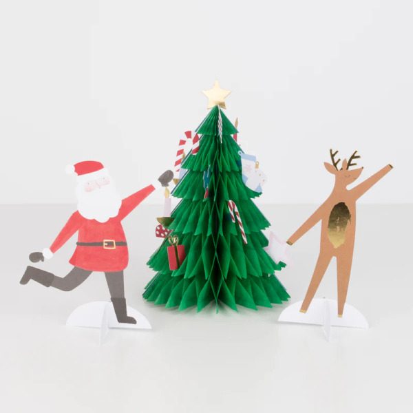 Biglietto d’auguri natalizio albero di natale
