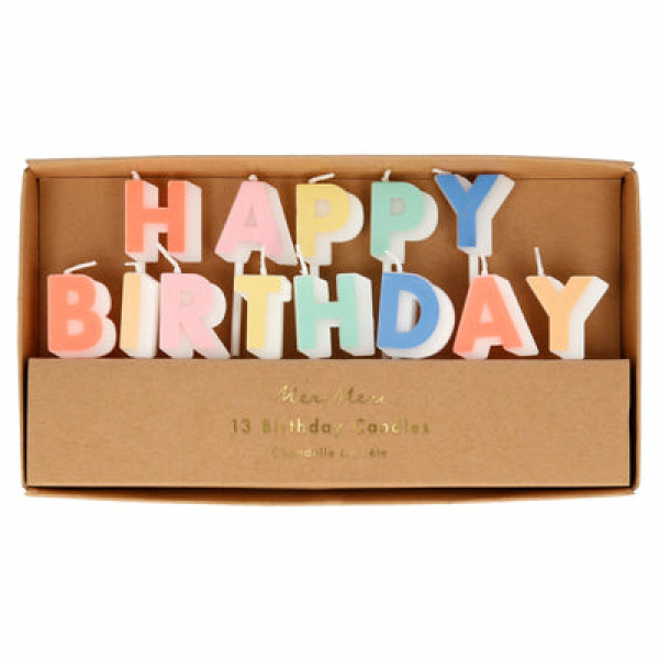 SET CANDELE Happy birthday