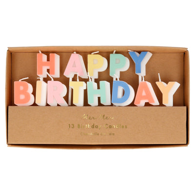 SET CANDELE Happy birthday