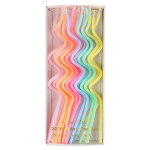 C Meri Meri 223011SWIRLY.JPG Candele a spirale Pastello