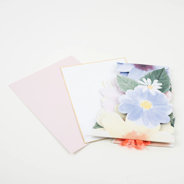 Biglietto di auguri fiori