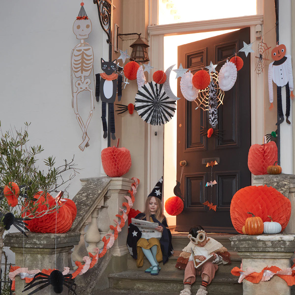 Ghirlanda halloween Honeycomb Shapes