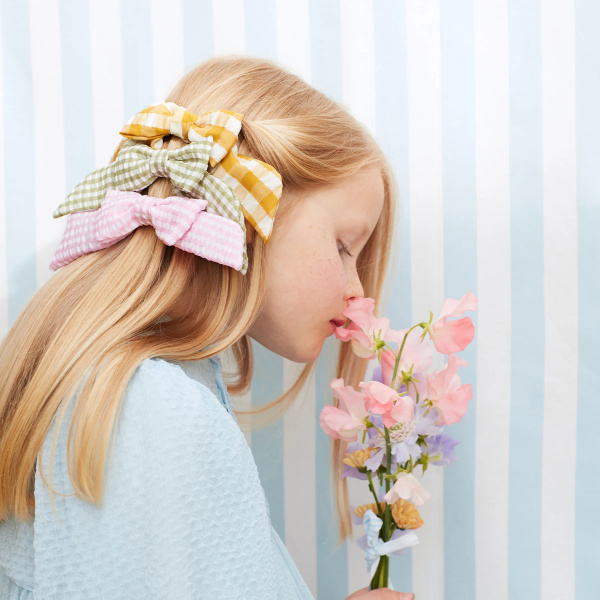 Fiocchi per capelli vichy