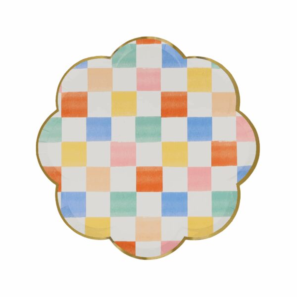 Piatti smerlati colorati