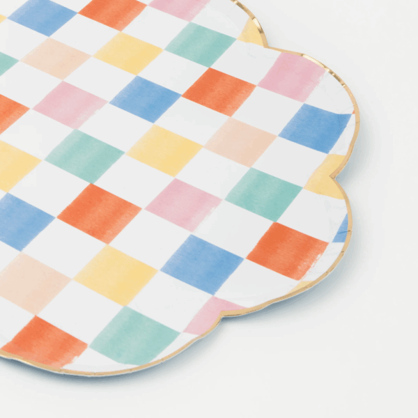 Piatti smerlati colorati