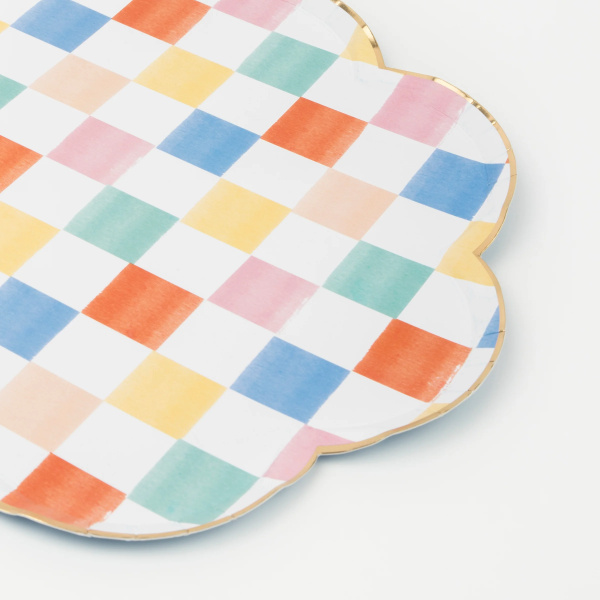 Piatti smerlati colorati
