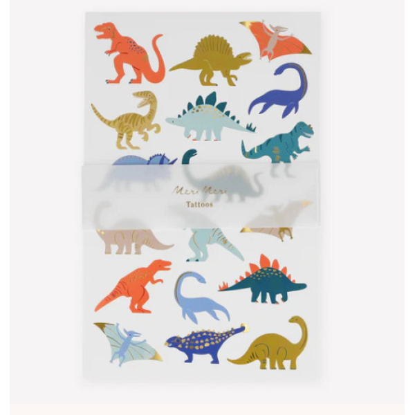 Tatuaggi temporanei dinosauri