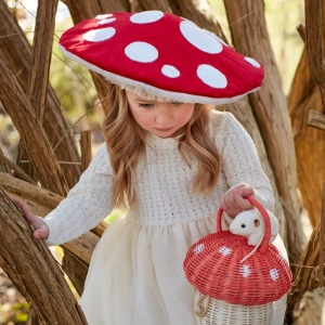 Cappello fungo Rosso