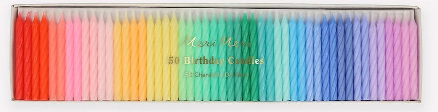 Candele mille colori arcobaleno