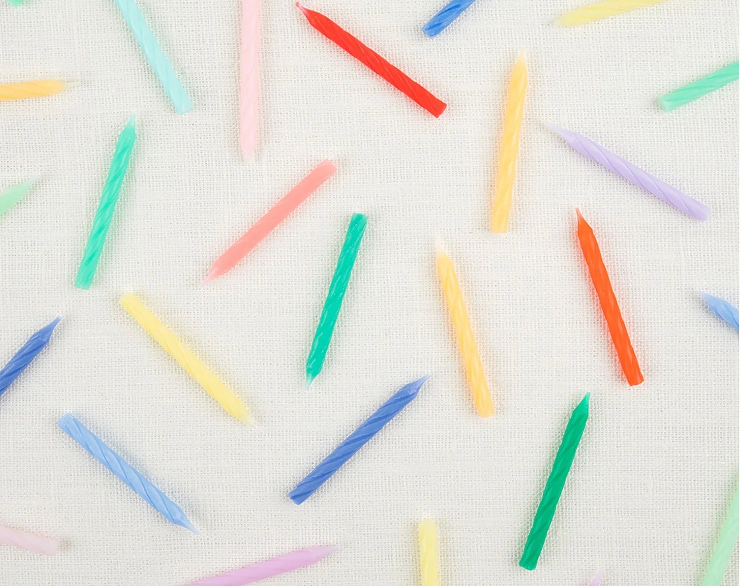 Candele mille colori arcobaleno