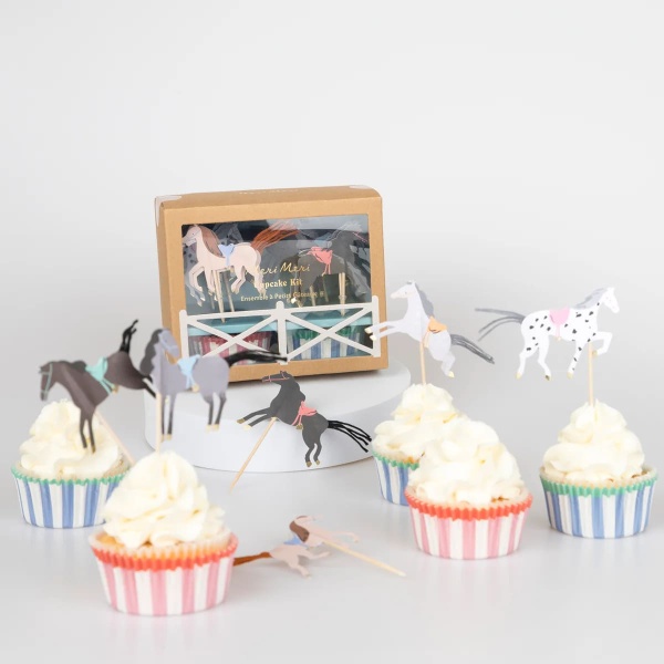 Kit cupcake a forma di cavallo