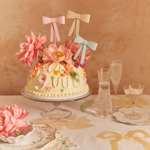 Toppers fiocchi pastello