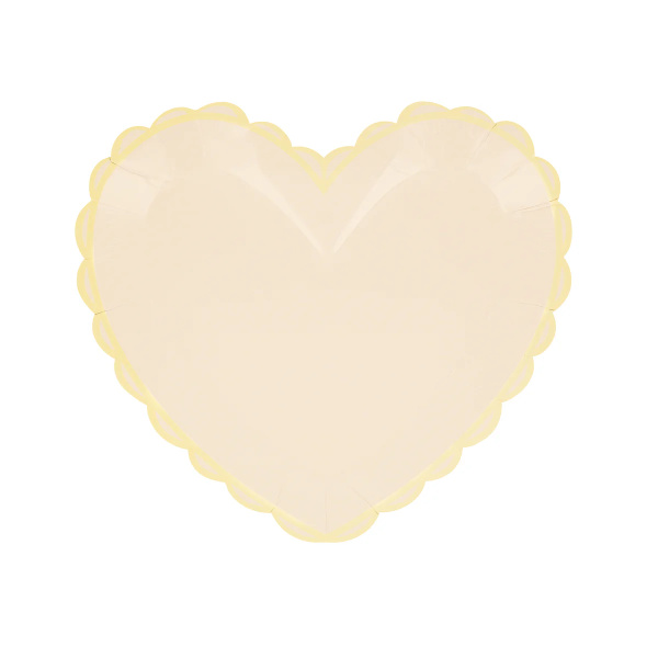 Piatti piccoli a cuore pastello
