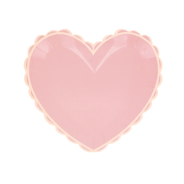Piatti piccoli a cuore pastello